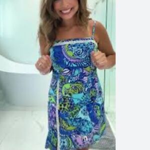 Lilly Pulitzer CAT print dress /romper